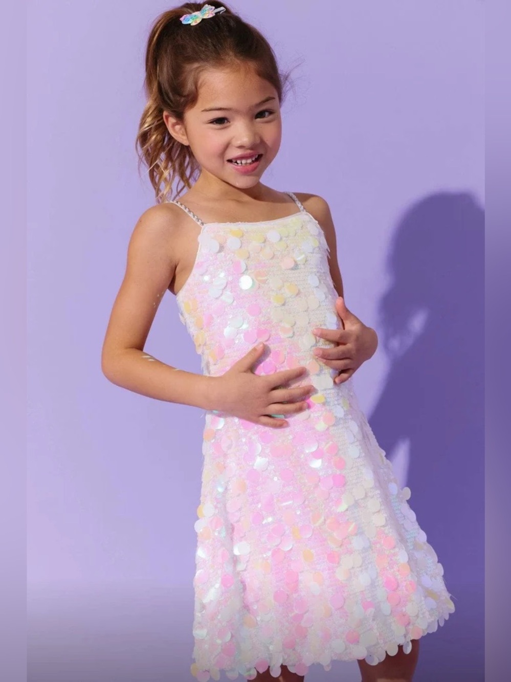 Lola & the boys PAILLETTE MAGIC DREAM DRESS — Sparkle Sequin Dress